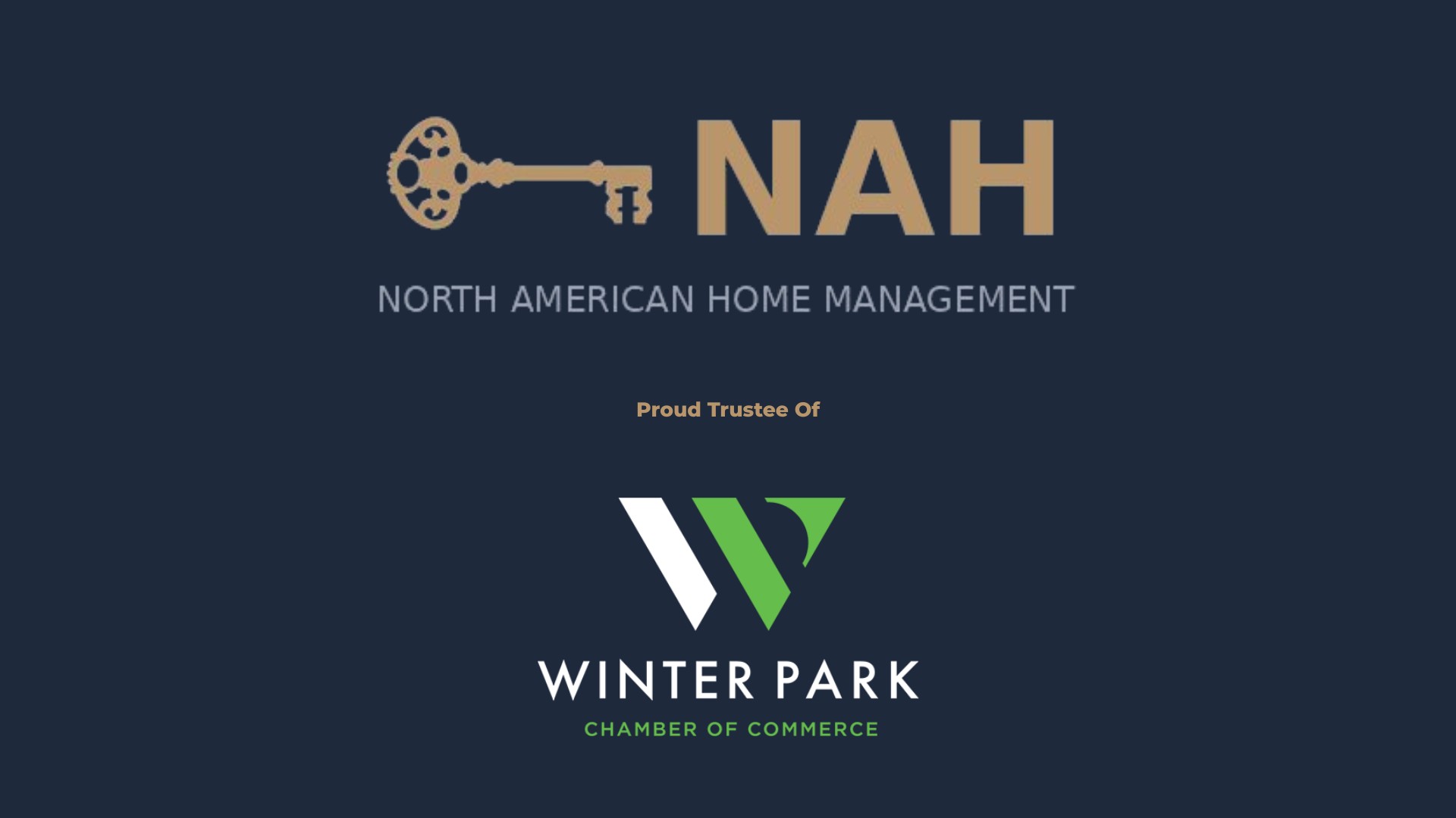 NAH Management joins the Winter Park Area Chamber of Commerce as a Trustee